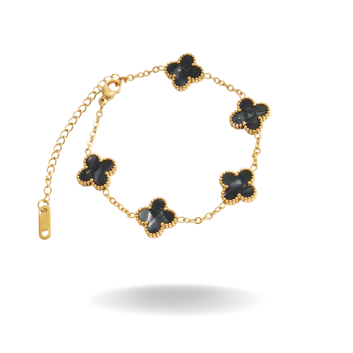 Noir Clover Bracelet