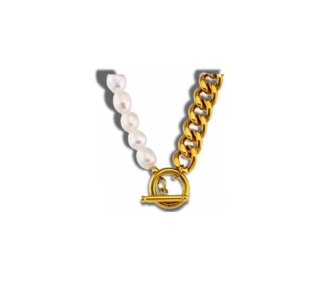 Cuban Classy Pearl Necklace