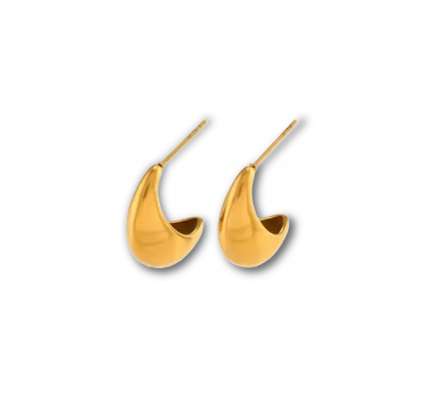 Eclipse Gold Earrings