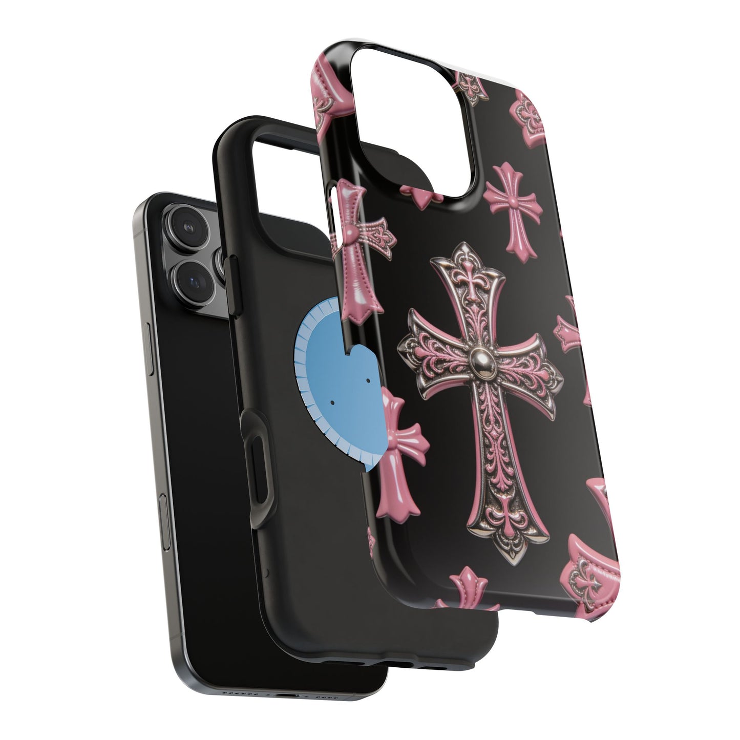 Pink Chrome Pattern Phone Case