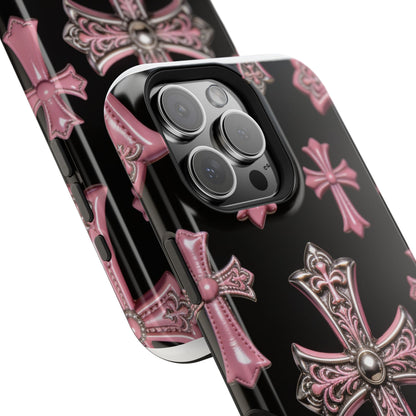 Pink Chrome Pattern Phone Case