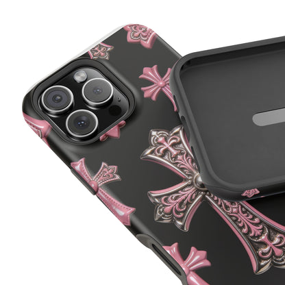 Pink Chrome Pattern Phone Case