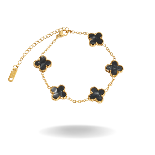 Noir Clover Bracelet