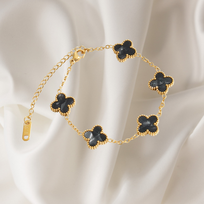 Noir Clover Bracelet