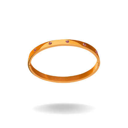 Pink Radiance Gold Bracelet